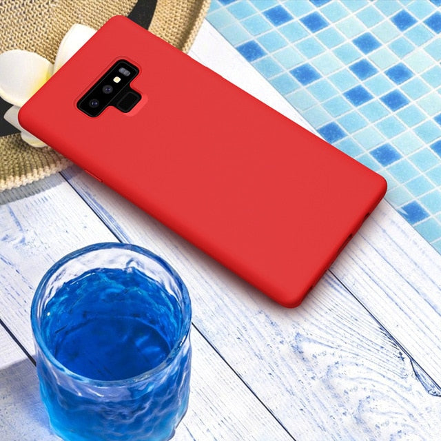 Minimalist Smooth Silicone Case For Samsung Galaxy Note 9cases - Kalsord