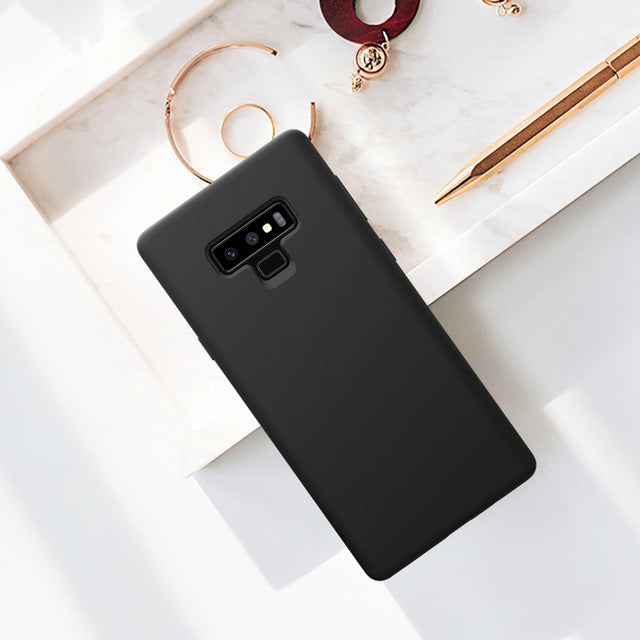 Minimalist Smooth Silicone Case For Samsung Galaxy Note 9cases - Kalsord