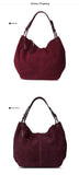 Women's Faux Suede Hobo | Tote | Handbag Shopping Casual Work- 6 Colorsbags - Kalsord