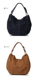 Women's Faux Suede Hobo | Tote | Handbag Shopping Casual Work- 6 Colorsbags - Kalsord