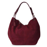 Women's Faux Suede Hobo | Tote | Handbag Shopping Casual Work- 6 Colors
