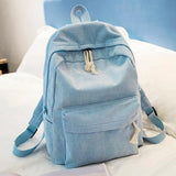 Women's Corduroy Fabric Backpack- 6 Colors - Kalsord