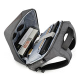 Men's New Design 15.6in Laptop Backpack- Black & Grey, GreyBackpack - Kalsord