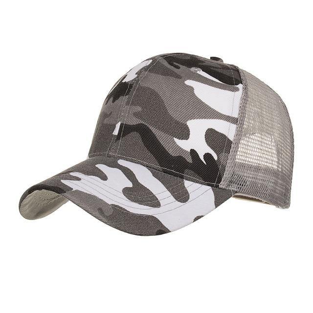 Military Camouflage Cap- Gray, Army GreenCap - Kalsord