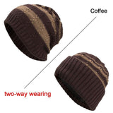 Two-Color Knitted Beanie- 5 ColoursBeanies - Kalsord