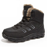 Men's High Quality Snow Boot- Black, Brown