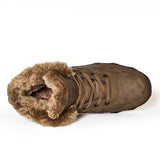 Men's High Quality Snow Boot- Black, Brown - Kalsord
