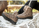 Men's High Quality Snow Boot- Black, Brown - Kalsord